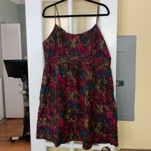 Halogen strappy dress knee length dress